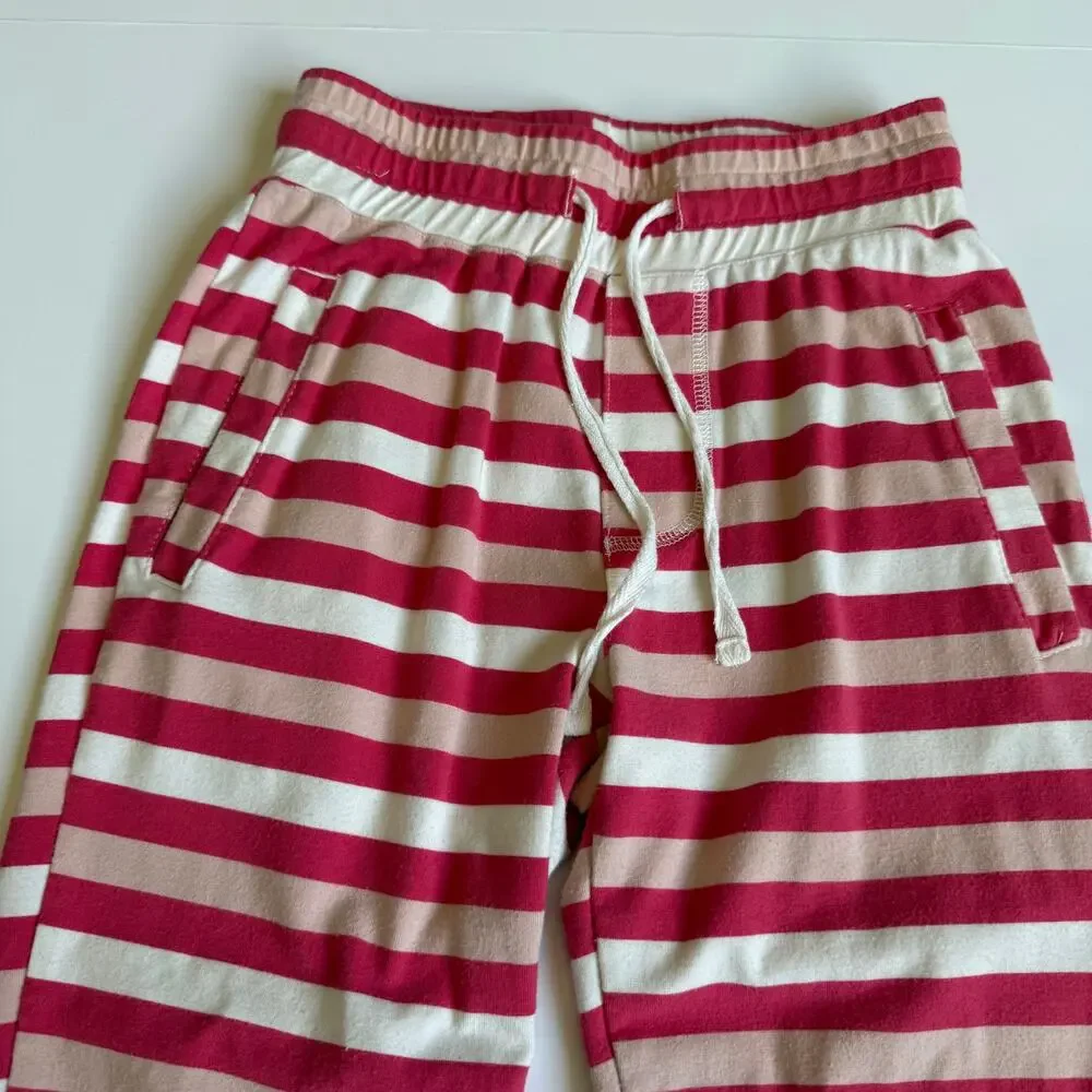 KicKee Kids Pink Striped Hoodie & Joggers XS 5/6